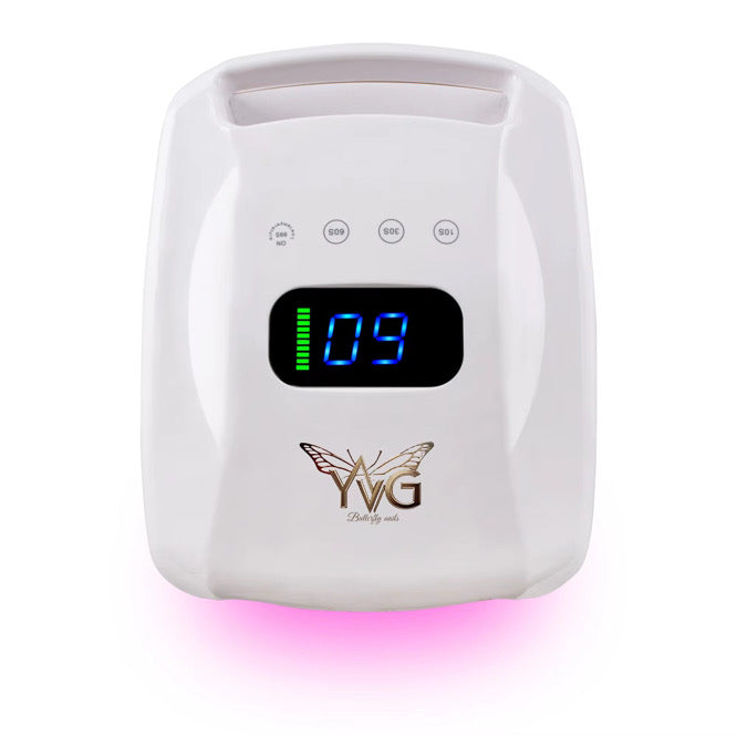 Lámpara recargable led / UV de 96 W de secado lento y rápido durabilidad de 8 horas continuas , Blamca