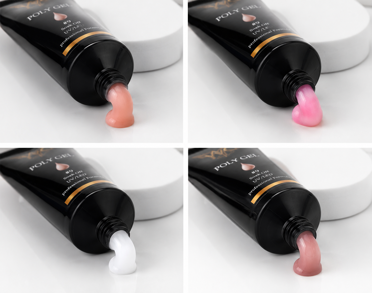 Set de polygel 4 colores