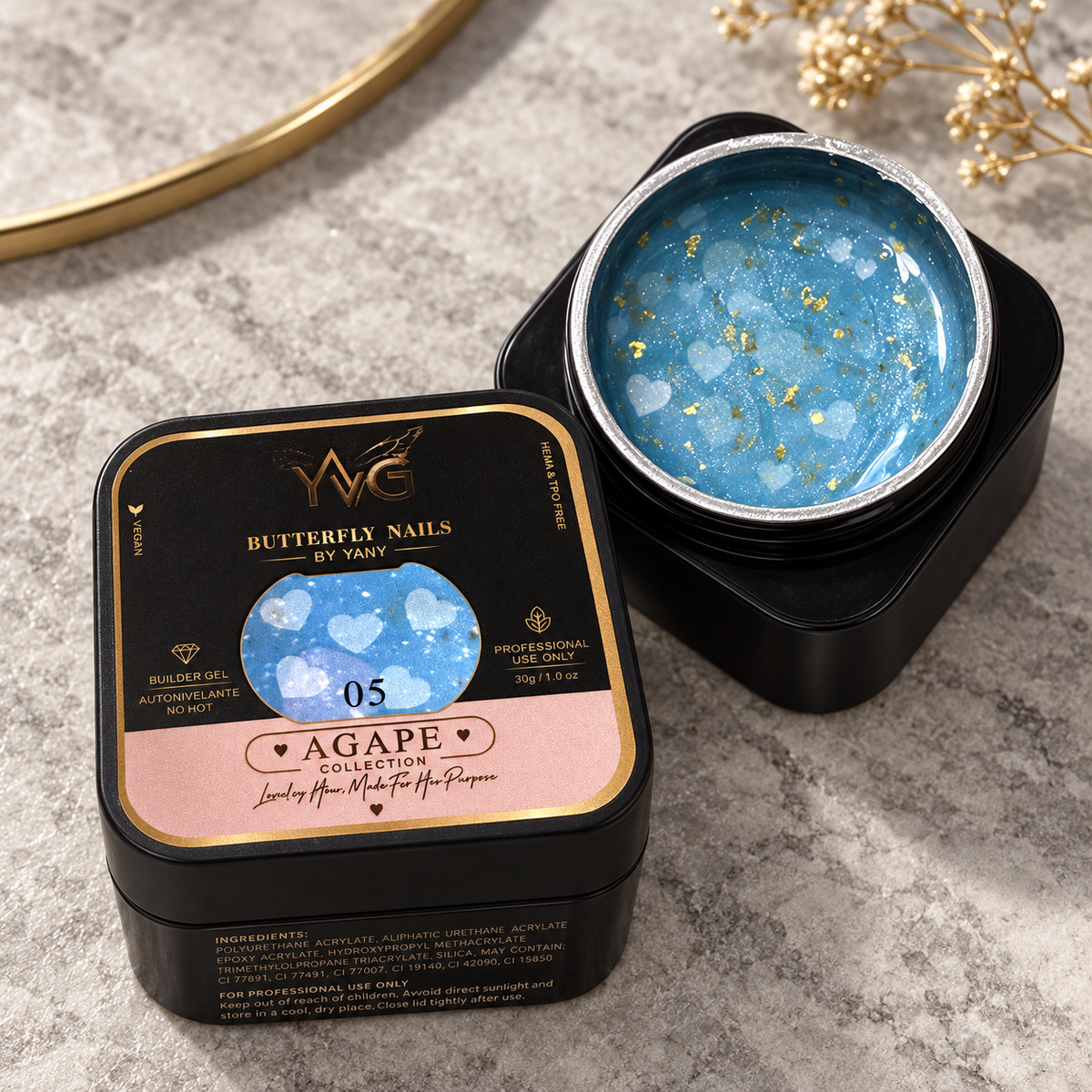 builder gel agape # 5 collection