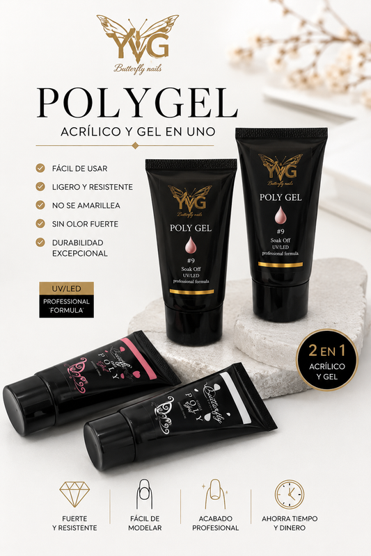 Set de polygel 4 colores