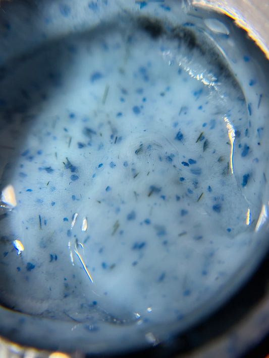 Builder gel 01 milky flower azul
