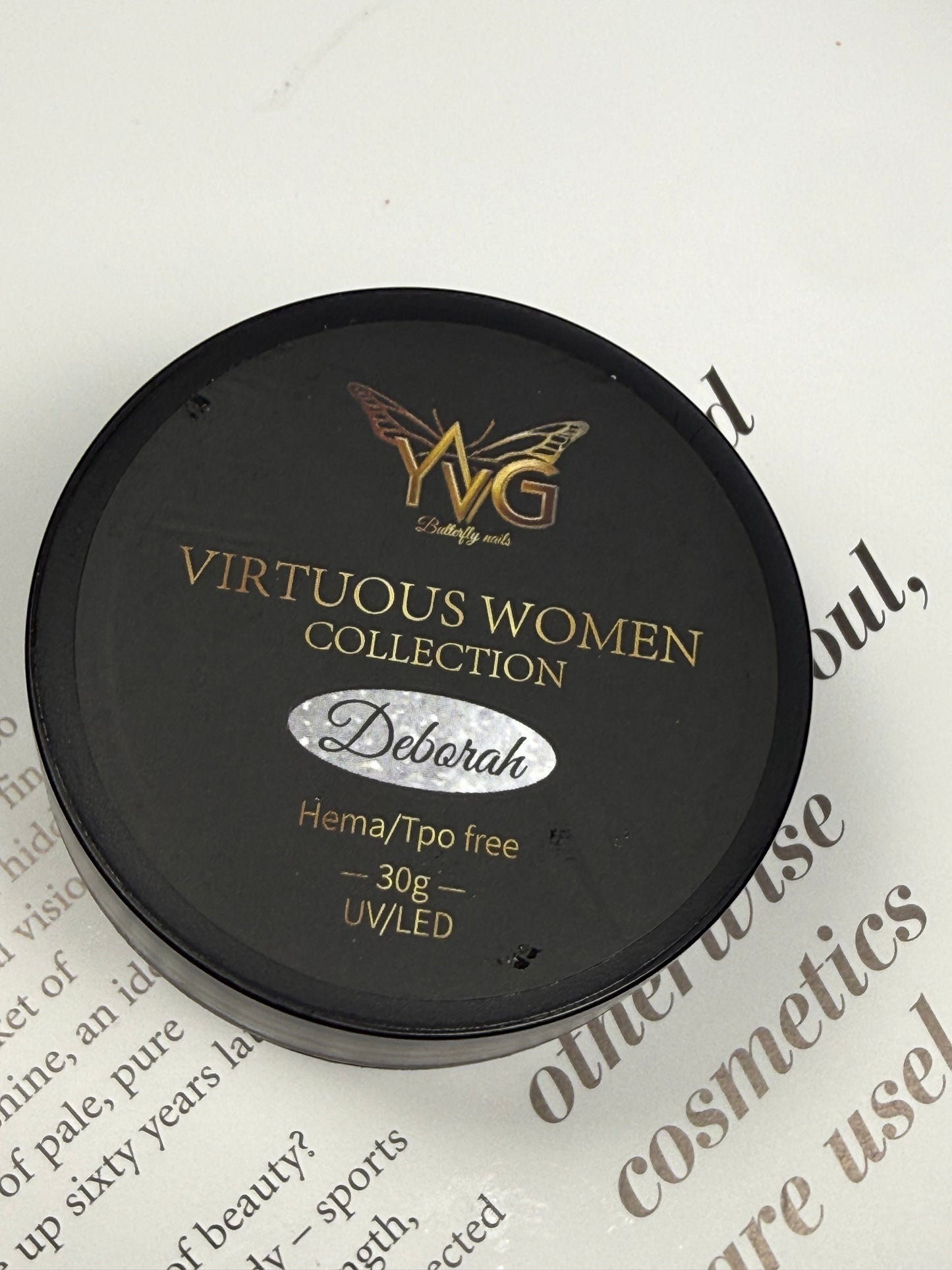 Colección : builder gel virtuous woman 12 colores de 30 g