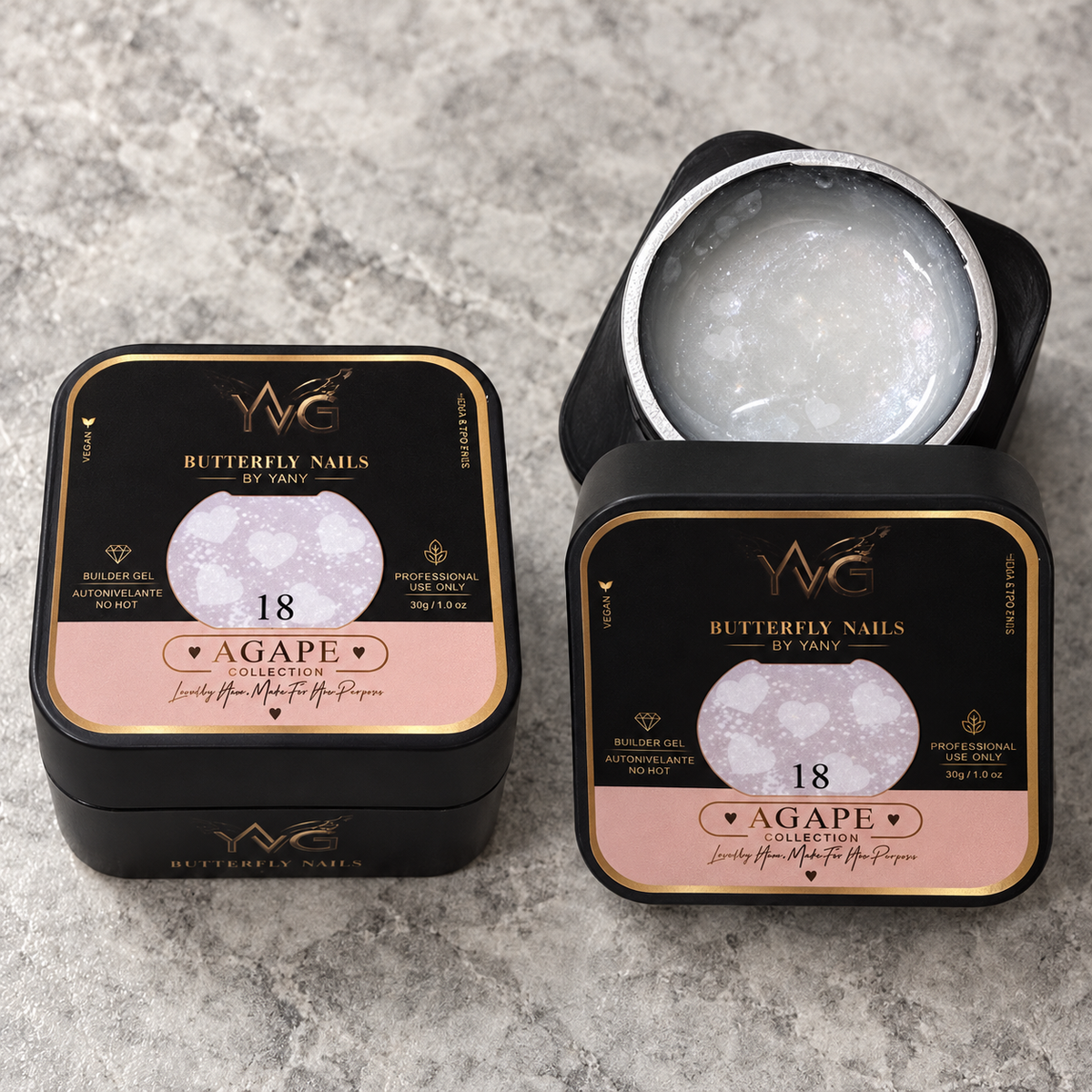 Builder gel agape # 18 collection